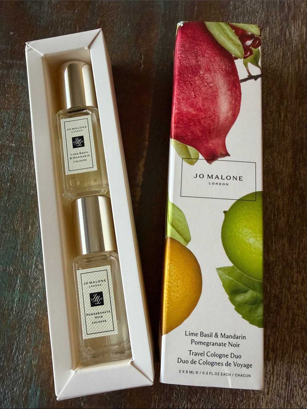 New Jo Malone Lime, Basil, Mandarin & Pomegranate Noir Travel Duo